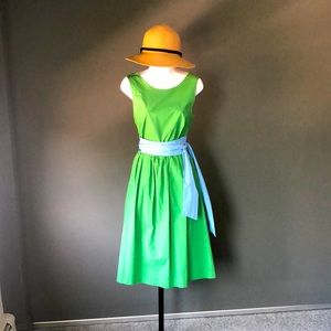 J Crew A Line Sleeveless Cotton Dress